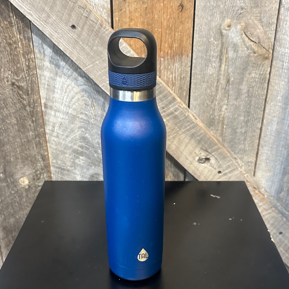 TAL Blue Stainless Steel Water Bottle with Loop Cap